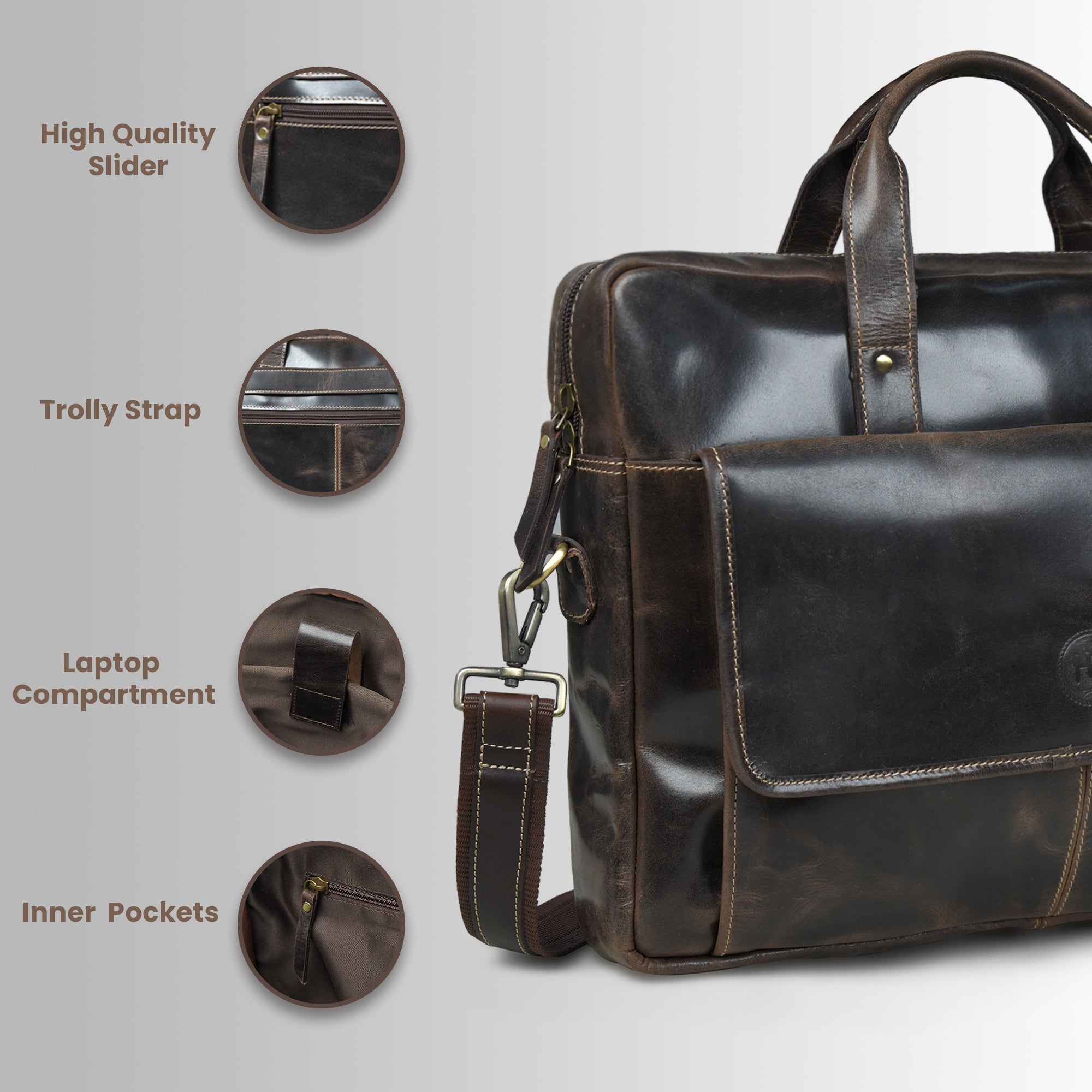 Midnight Forge Laptop Briefcase